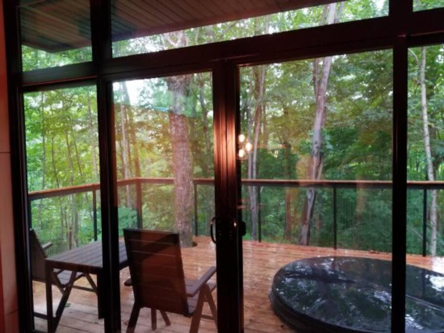 Cabin Sutton 252 - En Harmonie Avec La Nature! Villa Exterior photo